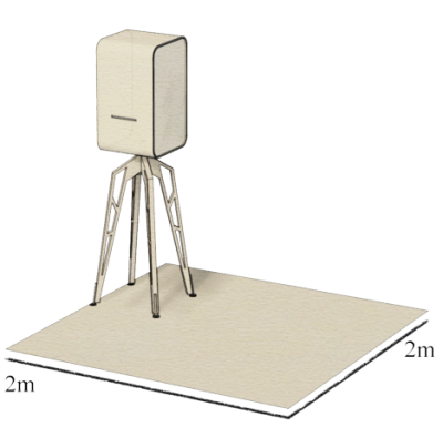 platzbedarf  levi- fotobox mirrorbox von selfietime.at
